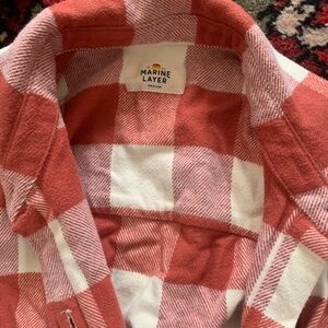 Marine layer shacket